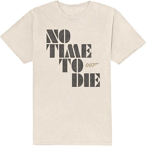 James Bond 007 t-shirt, No Time To Die & Logo Beige, men´s