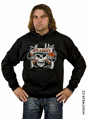 Guns N Roses mikina, Distressed Skull, men´s