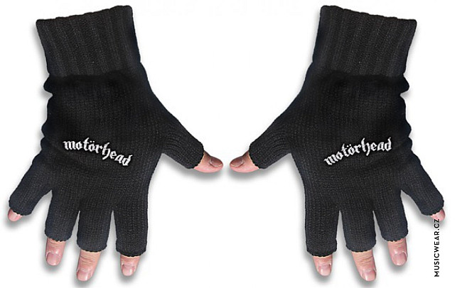 Motorhead fingerless gloves, Logo