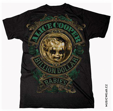Alice Cooper t-shirt, Billion Dollar Baby Crest, men´s