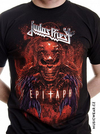 Judas Priest t-shirt, Epitaph Red Horns, men´s