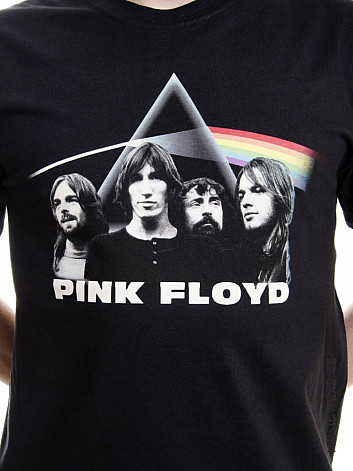Pink Floyd t-shirt, DSOTM Band & Prism Black, men´s
