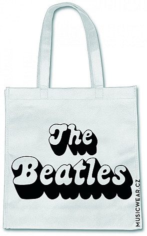The Beatles ekologická sopping bag, 70's Logo White