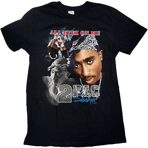 Tupac t-shirt, All Eyez Homage Black, men´s