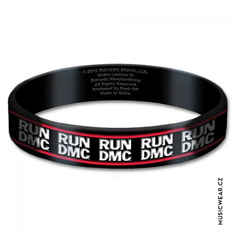 Run DMC silikonový bracelet, Logo