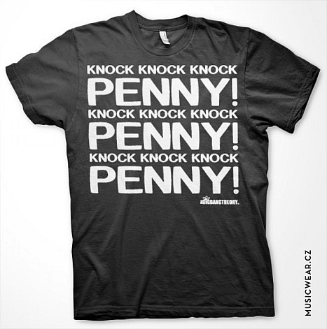 Big Bang Theory t-shirt, Penny Knock Knock Knock, men´s