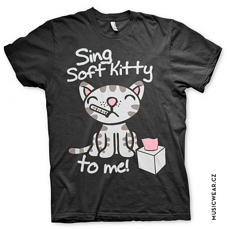 Big Bang Theory t-shirt, Sing Soft Kitty To Me, men´s