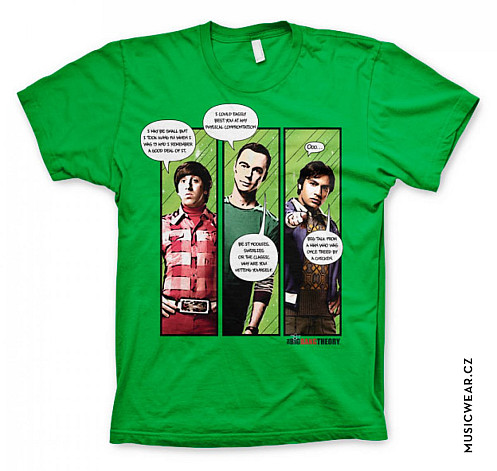 Big Bang Theory t-shirt, TBBT Superhero Quips, men´s
