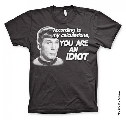 Star Trek t-shirt, According To My Calculations, men´s