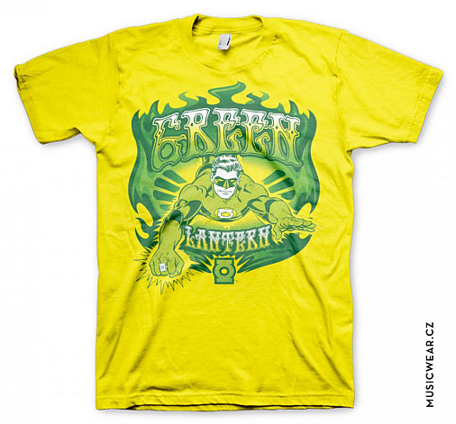 Green Lantern t-shirt, Green Fire, men´s