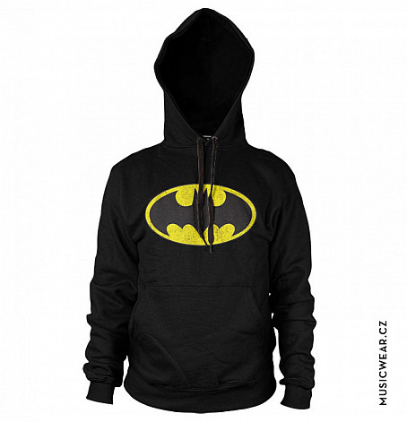 Batman mikina, Distressed Logo Hoodie, men´s