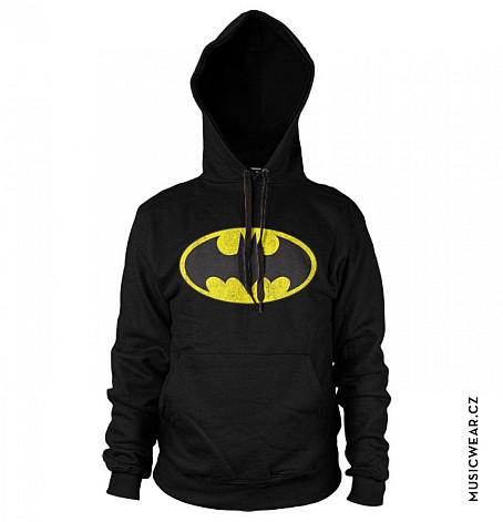 Batman mikina, Distressed Logo Hoodie, men´s