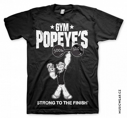 Pepek námořník t-shirt, Popeyes Gym, men´s