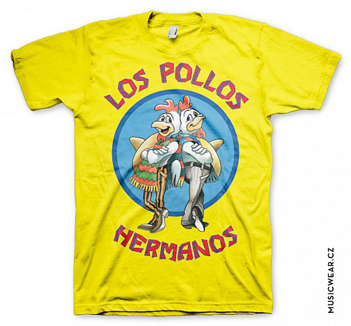 Breaking Bad t-shirt, Los Pollos Hermanos Yellow, men´s