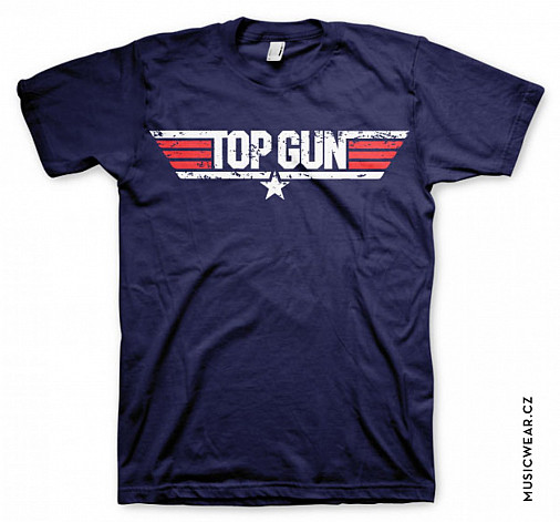 Top Gun t-shirt, Distressed Logo, men´s