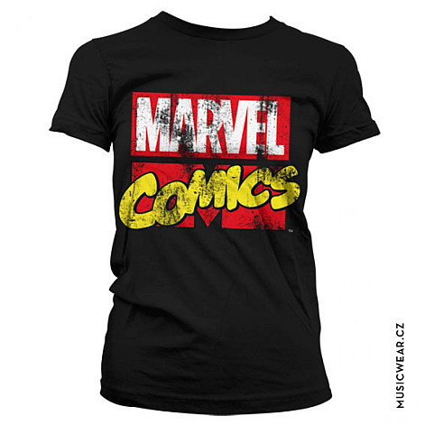 Marvel Comics t-shirt, Retro Logo Girly, ladies