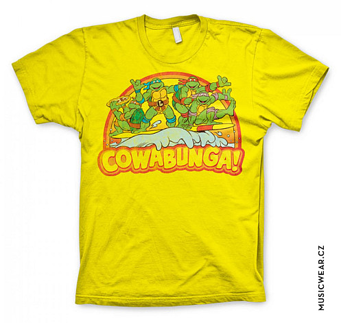 Želvy Ninja t-shirt, Cowabunga, men´s