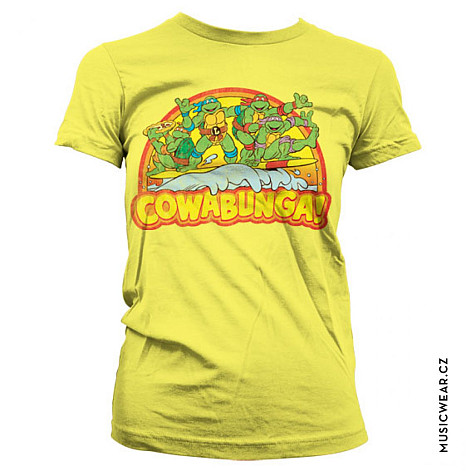Želvy Ninja t-shirt, Cowabunga Girly, ladies