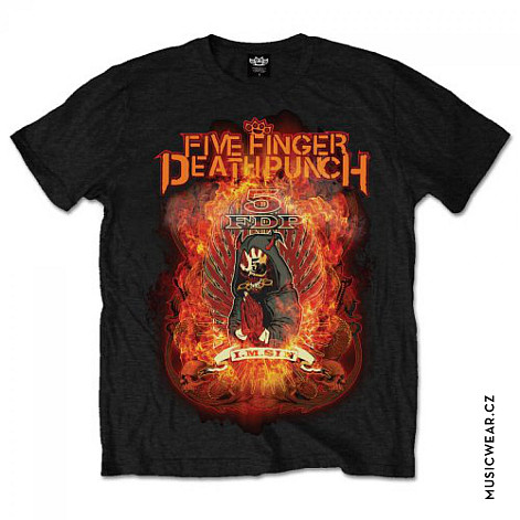 Five Finger Death Punch t-shirt, Burn in Sin, men´s