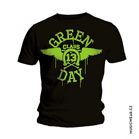 Green Day t-shirt, Neon Black, men´s