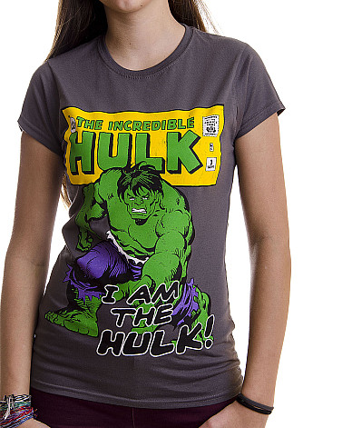 The Hulk t-shirt, I Am The Hulk Girly, ladies