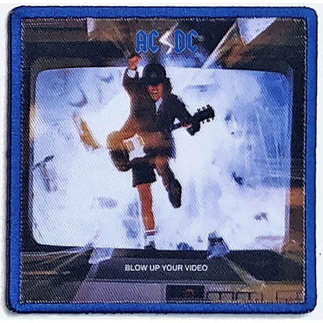 AC/DC tkaná patch/nažehlovačka PES 86 x 86 mm, Blow Up Your Video