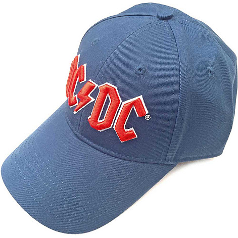 AC/DC snapback, Red Logo on Blue