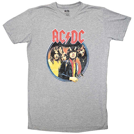 AC/DC t-shirtvé šaty, Highway To Hell Circle Grey, ladies