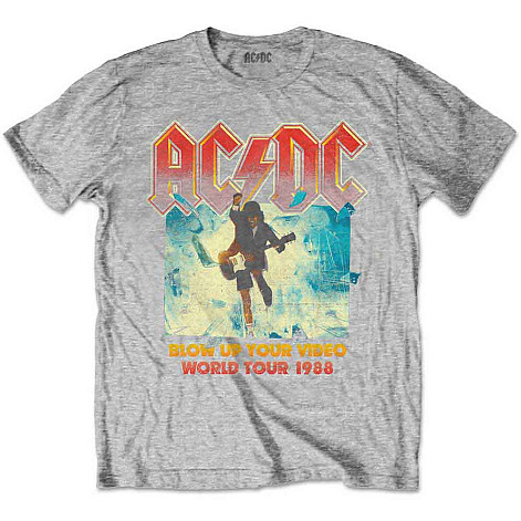 AC/DC t-shirt, Blow Up Your Video Heather Grey, kids