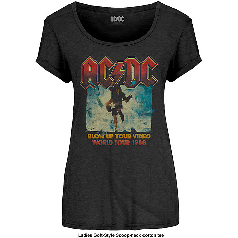AC/DC t-shirt, Blow Up Your Video Black, ladies