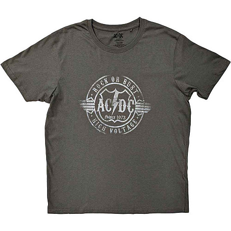 AC/DC t-shirt, Rock or Bust Charcoal Grey, men´s