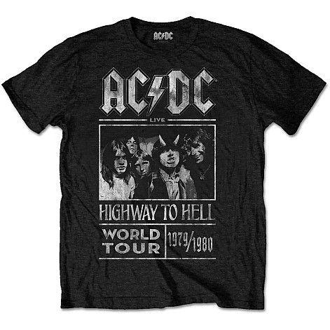 AC/DC t-shirt, Highway To Hell World Tour 1979-80, men´s