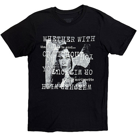 Alanis Morissette t-shirt, Whether With Black, men´s