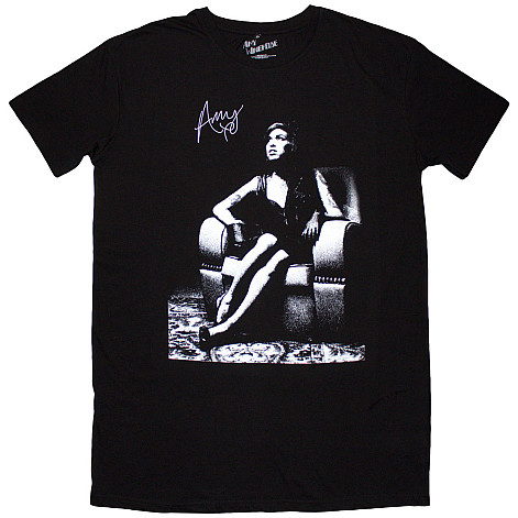 Amy Winehouse t-shirtvé šaty, Chair Black, ladies