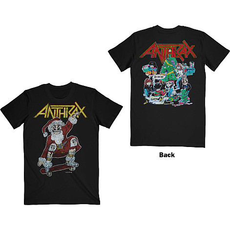 Anthrax t-shirt, Vintage Christmas BP Black, men´s