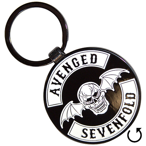 Avenged Sevenfold keychain 45mm, Deathbat Crest
