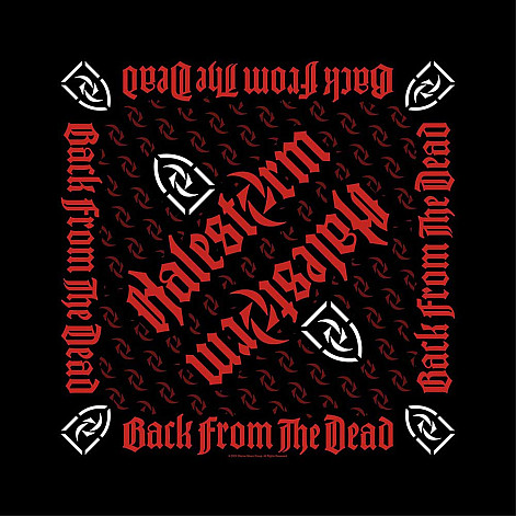 Halestorm bavlněný scarf 55 x 55cm, Back From The Dead Black