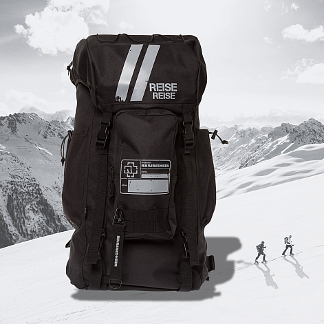 Rammstein 40 l rucksack 60cm x 30cm x 20cm, Flugrekorder Black, unisex
