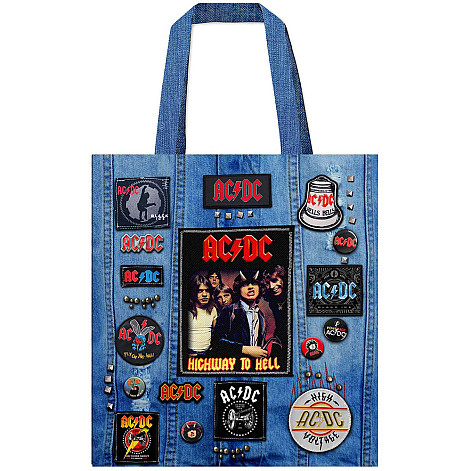 AC/DC sopping bag Eco PES 40x40 cm/260g, Highway To Hell Multicolor