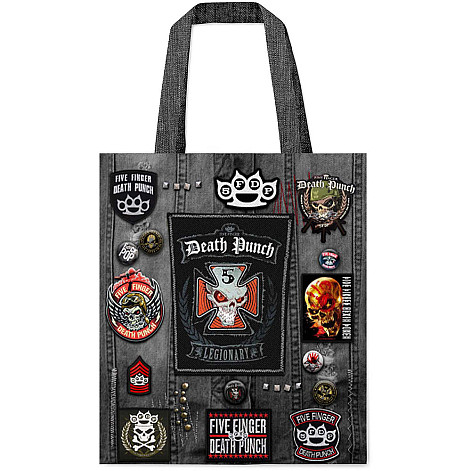 Five Finger Death Punch sopping bag Eco PES 40x40 cm/260g, Legionary Multicolor