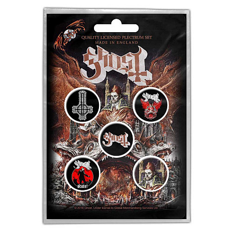 Ghost button badges – 5 pieces, Prequelle