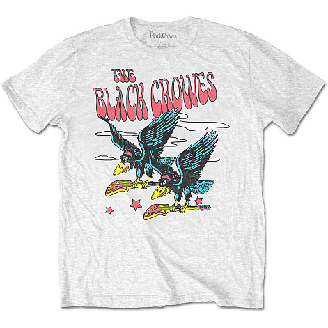Black Crowes t-shirt, Flying Crowes White, men´s