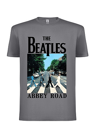 The Beatles t-shirt, Abbey Road Grey, men´s