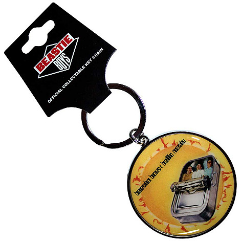 Beastie Boys kovová keychain 50 mm, Hello Nasty