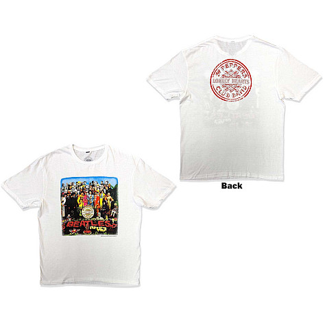 The Beatles t-shirt, Sgt Pepper White, men´s