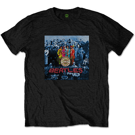 The Beatles t-shirt, Sgt Pepper Blue BP Black, men´s