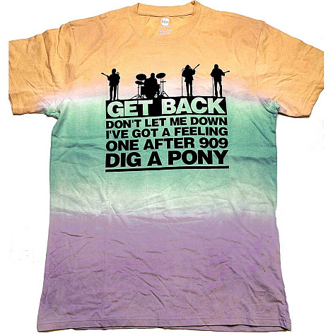 The Beatles t-shirt, Get Back Gradient Dip-Dye, men´s