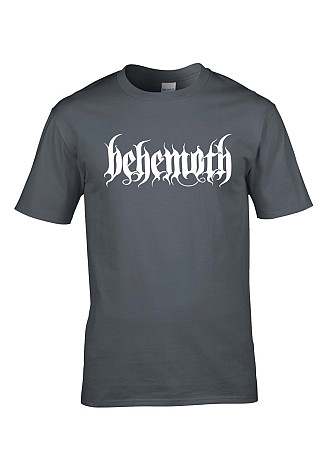 Behemoth t-shirt, White Logo Grey, men´s