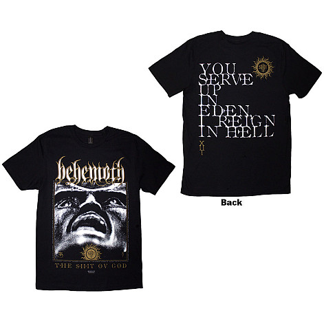 Behemoth t-shirt, The Shit Ov God Reign In Hell BP Black, men´s