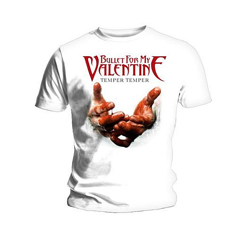 Bullet For My Valentine t-shirt, Temper Temper Blood Hands, men´s